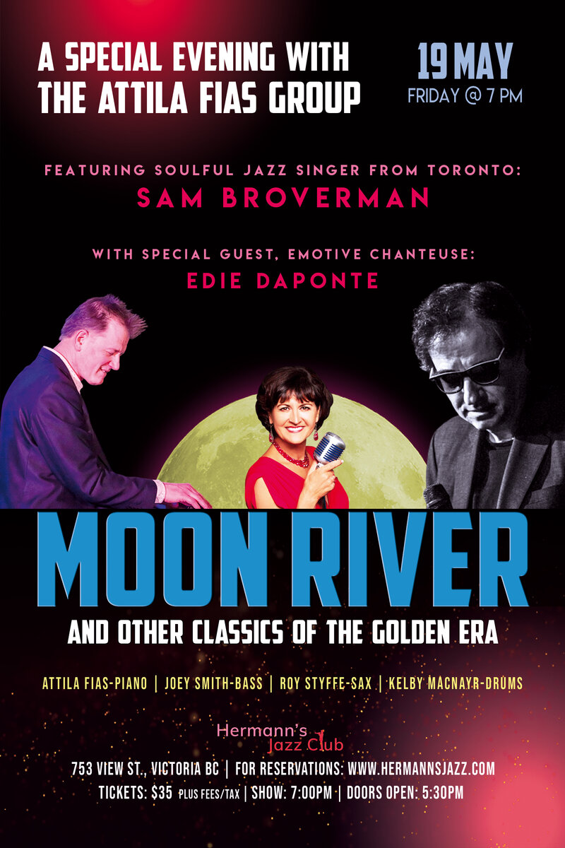 The Attila Fias Group: Moon River - May 7th @ Hermann's Jazz Club