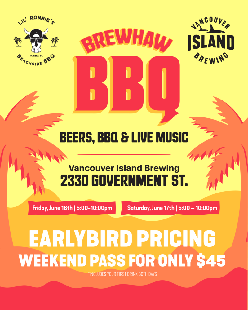 Brewhaw BBQ - Beers, BBQ & Live Music at Vancouver Island Brewing - Jun 14th @ Vancouver Island Brewing