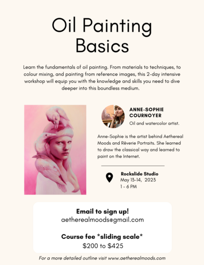 Oil Painting Basics Workshop - May 7th @ Rockslide Studio & Gallery
