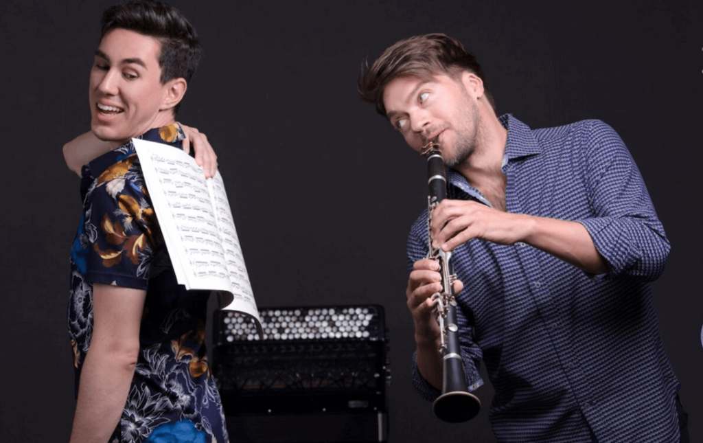 Music comedy duo offer mentorship to high school students pursuing the arts
