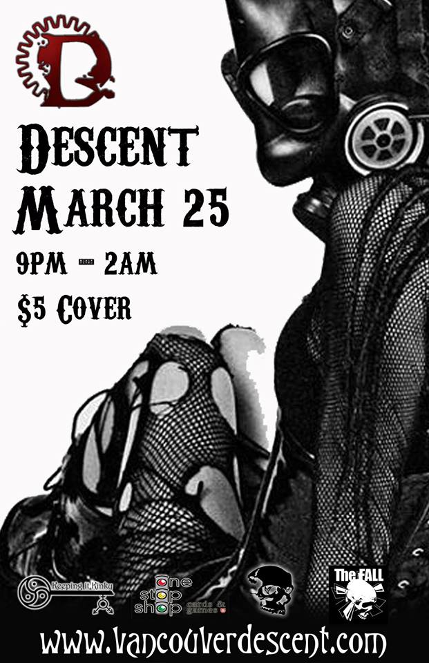 Descent Gothic March Event @ The Red Room - Mar 25, 2018