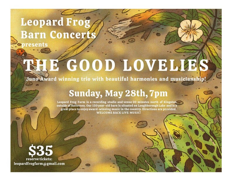 The Good Lovelies @ Leopard Frog Barn Concerts - May 28, 2023
