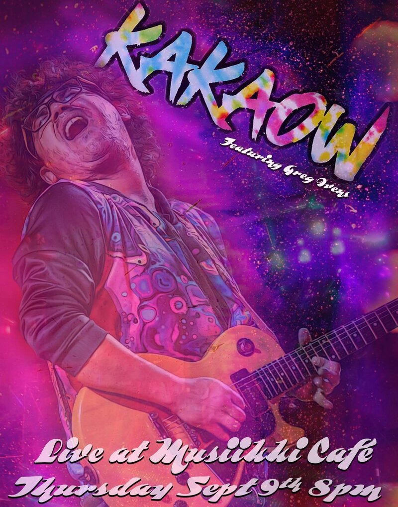 KaKaow with Greg Ivens - May 27th @ Musiikki Caf&eacute; & Whiskey Bar