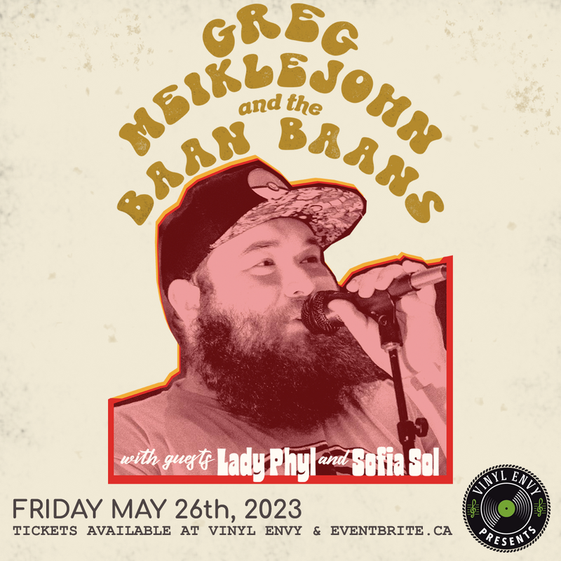 Vinyl Envy Presents : Greg Meiklejohn and the Baan Baans | Ranger - May 6th @ Vinyl Envy