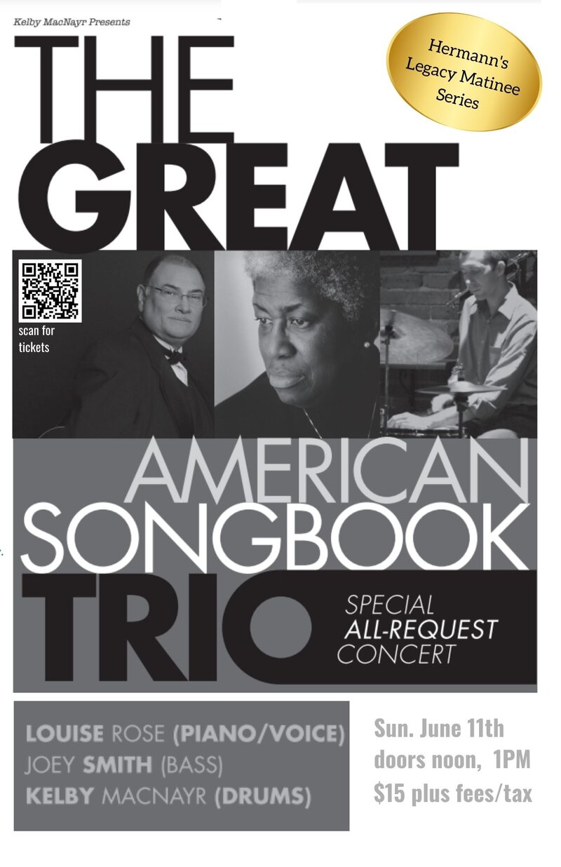 Great American Song Book Trio - May 7th @ Hermann's Jazz Club