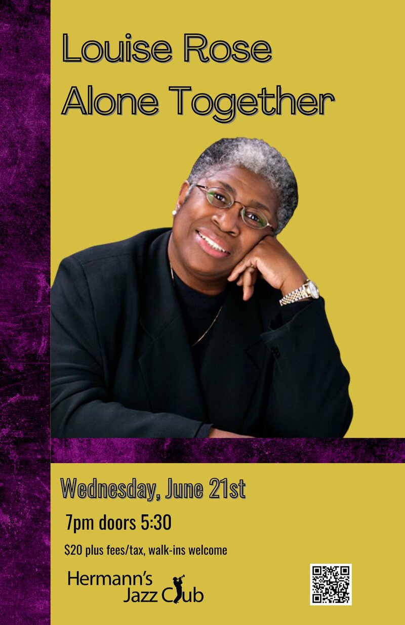 Louise Rose: Alone Together - May 7th @ Hermann's Jazz Club
