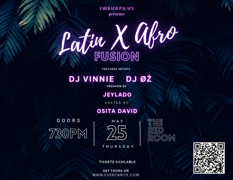 Latin X Afro Fusion - May 6th @ The Red Room