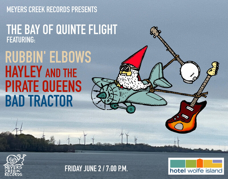 The Quinte Flight: A Night of Quinte&rsquo;s Best Bands! - May 11th @ Hotel Wolfe Island