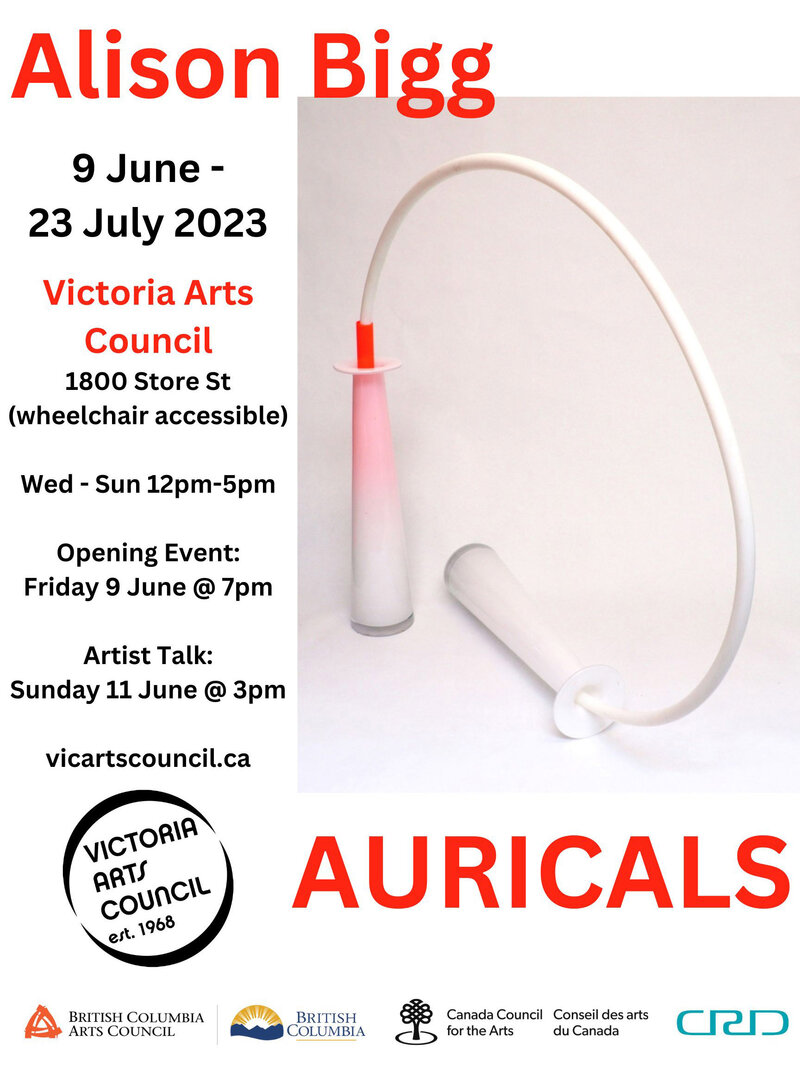 AURICALS by Alison Bigg - May 9th @ Victoria Arts Council