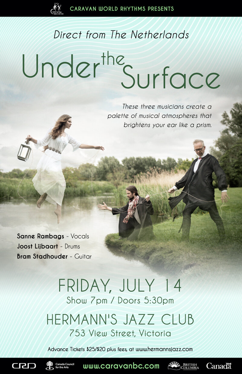 Caravan World Rhythms presents UNDER THE SURFACE - May 5th @ Hermann's Jazz Club