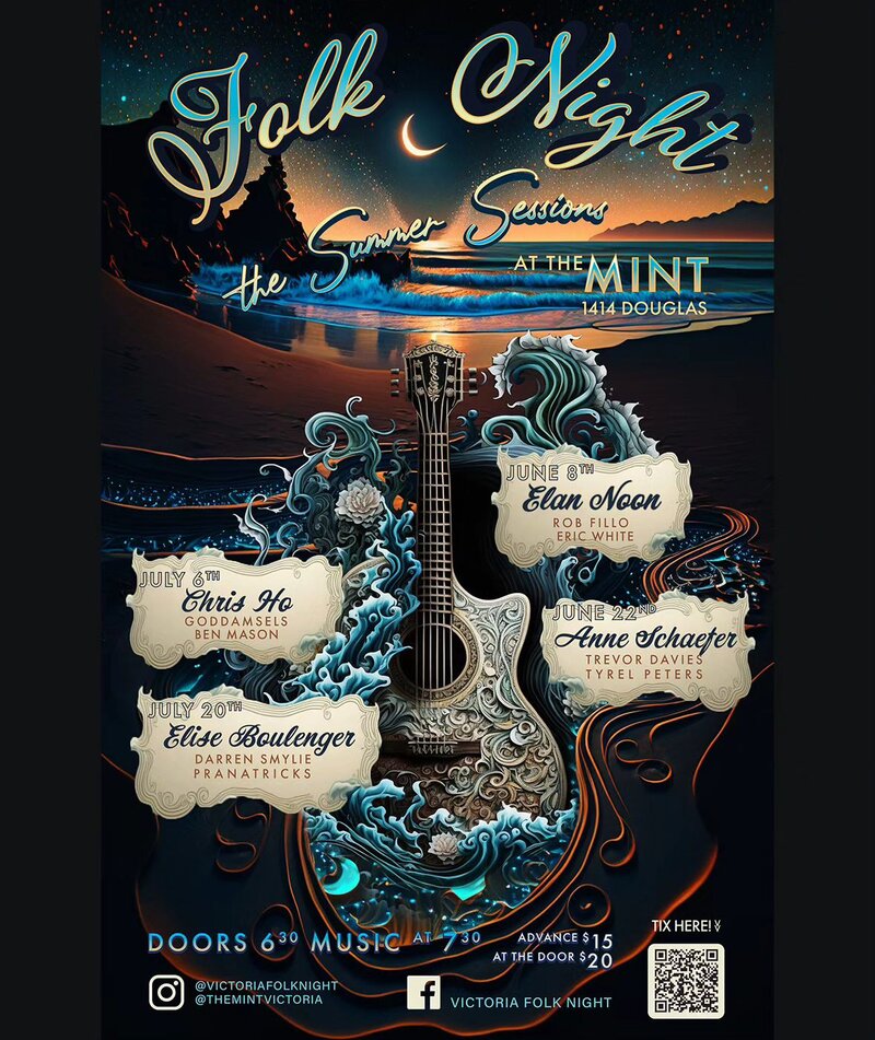 Victoria Folk Night - The Summer Sessions - Jun 4th @ The Mint