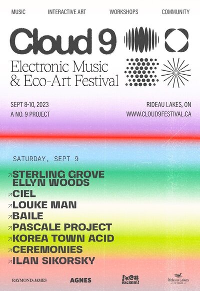 Cloud 9 Electronic Music & Eco-Art Festival - May 18th @ No.9 Gardens