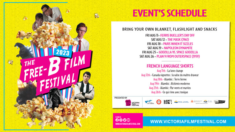 The Free-B Film Festival - Jun 15th @ Stage in the Park (Cameron Bandshell)