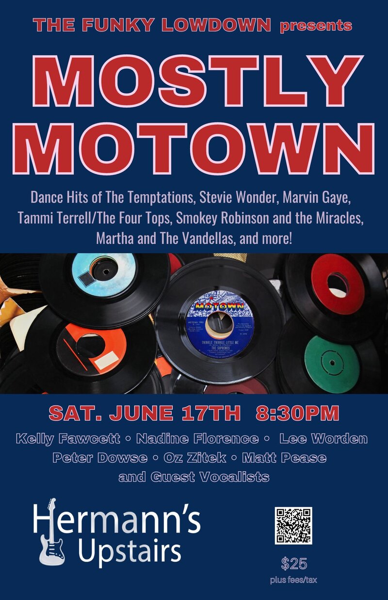 Mostly Motown - Jun 4th @ Hermann's Upstairs