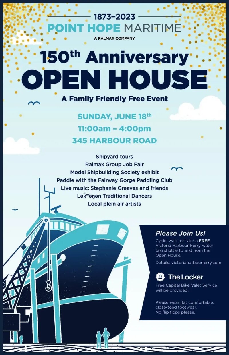 Father's Day Open House @ Point Hope Maritime - Jun 18, 2023
