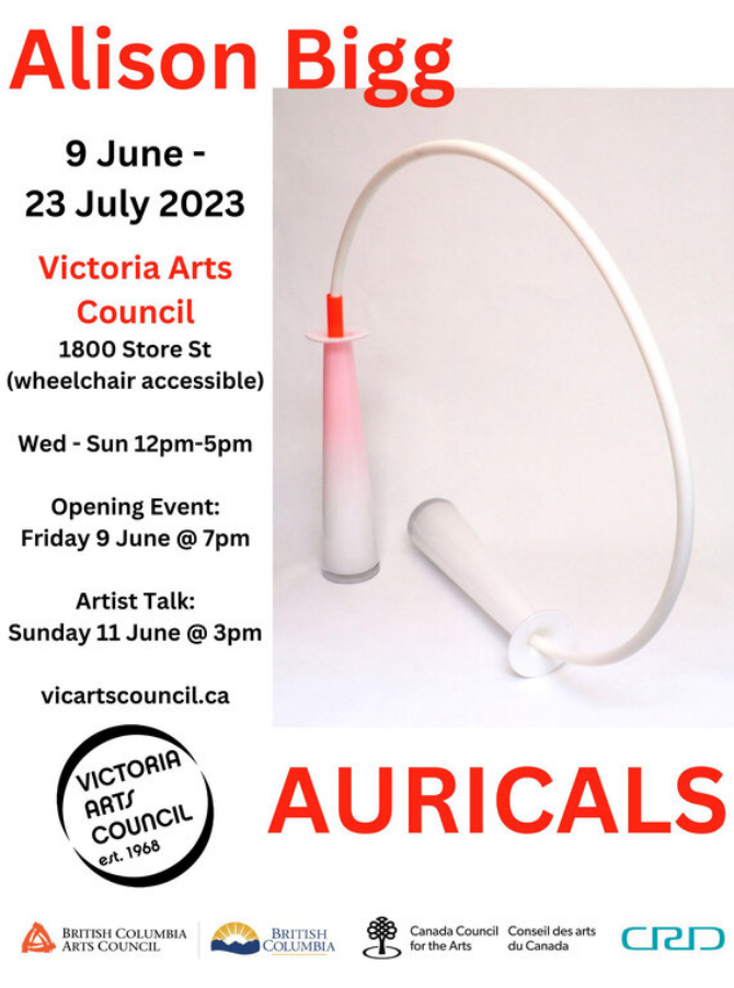Artist Talk - AURICALS - Jun 14th @ Victoria Arts Council
