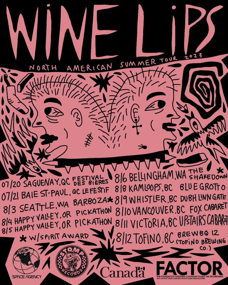 Hot Local Singles Presents: Wine Lips, Queens Park & Earth Freaks at Upstairs Cabaret - May 6th @ Upstairs