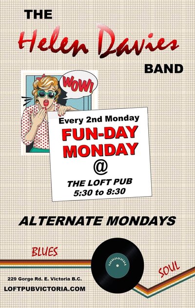Helen Davies Band - May 8th @ The Loft (Victoria)