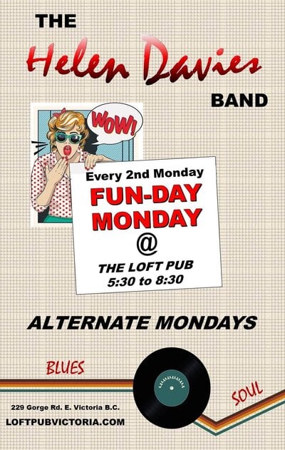 Helen Davies Band - May 8th @ The Loft (Victoria)