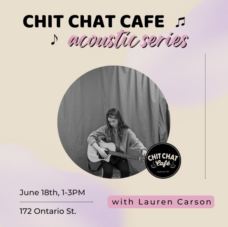 Lauren Carson @ Chit Chat Café - Jun 18, 2023