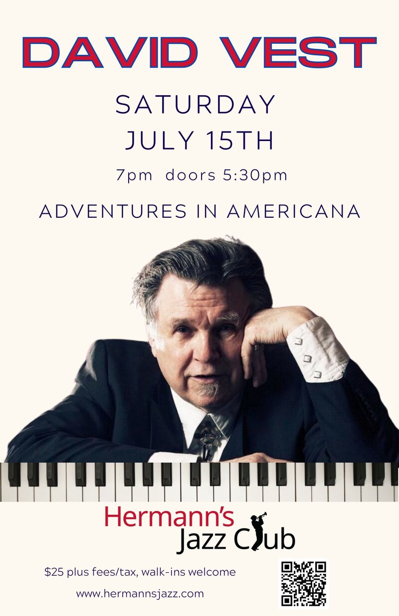 David Vest: Adventures in Americana - May 7th @ Hermann's Jazz Club