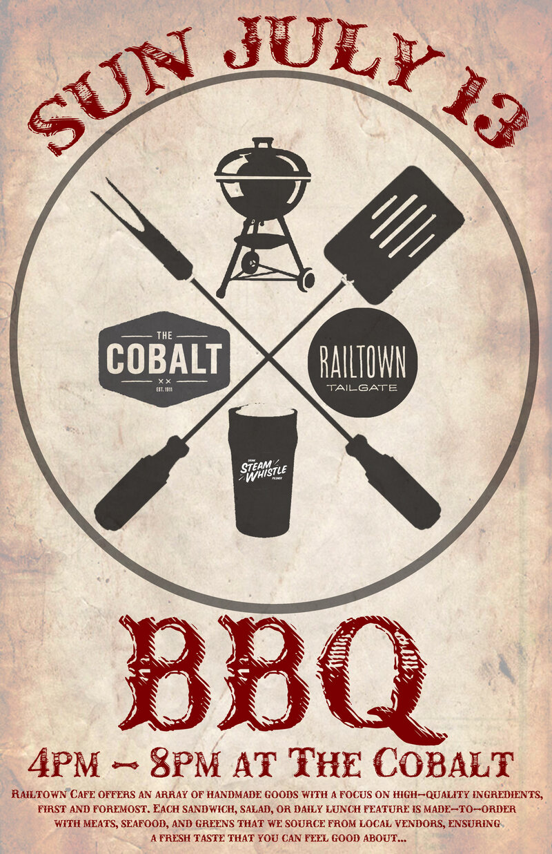 Tailgate BBQ @ The Cobalt Jul 13 2014 - Jul 5th @ The Cobalt
