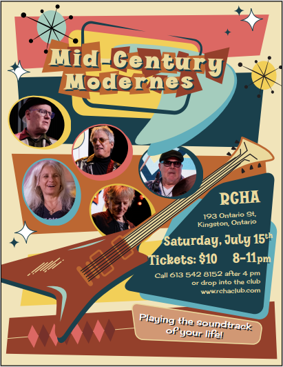 Mid-Century Modernes - Jun 15th @ The Club at the R.C.H.A.