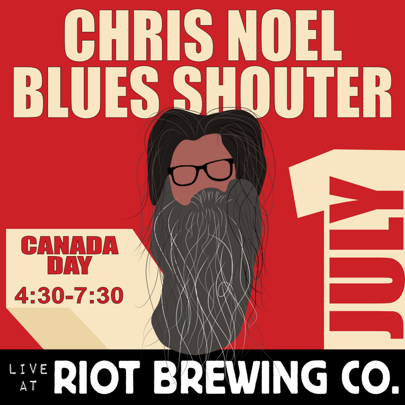 Chris Noel Live at Riot Brewing Co. @ Riot Brewing Co. Jul 1 2023 - May 5th @ Riot Brewing Co.