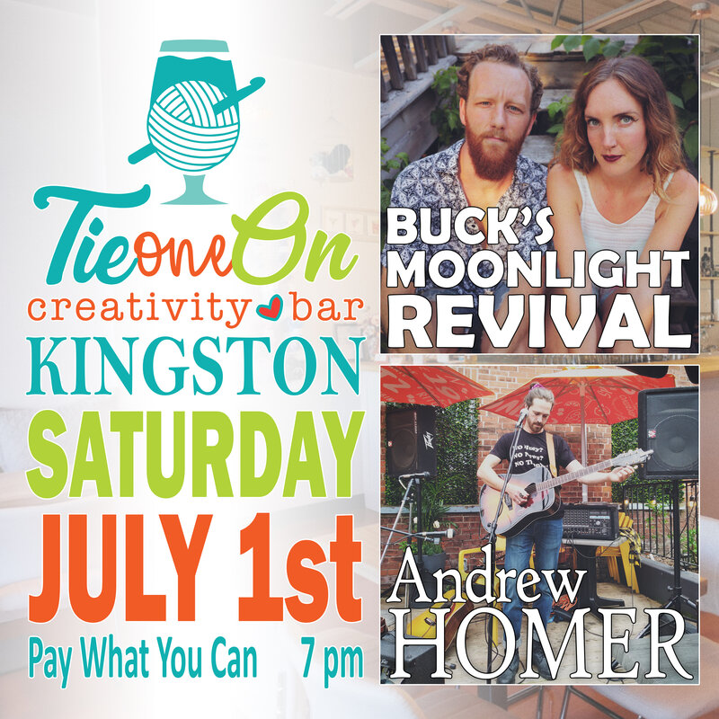 Canada Day with: Buck's Moonlight Revival, Andrew Homer @ Tie One On Creativity Bar - Jul 01, 2023