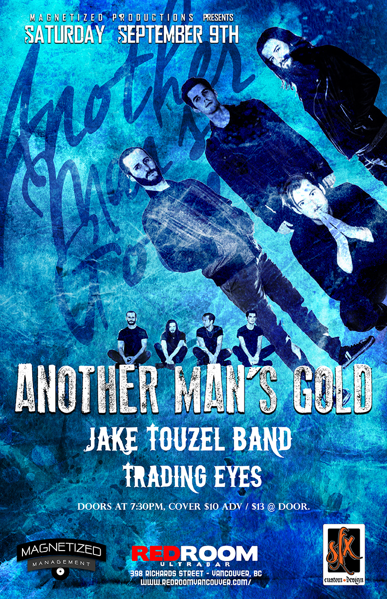 Another Man's Gold, Jake Touzel Band  , Trading Eyes @ The Red Room Sep 9 2017 - Jun 24th @ The Red Room