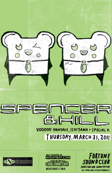 SPENCER & HILL at Fortune Sound Club - MSH Sessions.com: SPENCER & HILL @ Fortune Sound Club Mar 31 2011 - Jun 26th @ Fortune Sound Club