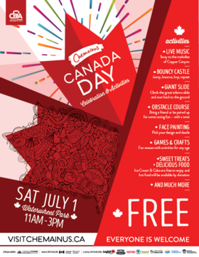 Chemainus Canada Day - Jun 24th @ Chemainus Waterwheel Park