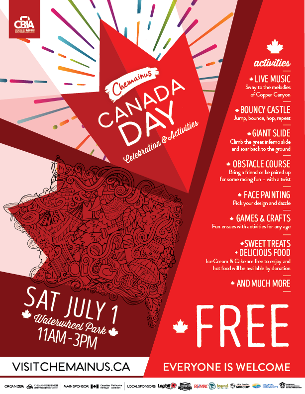 Chemainus Canada Day - Jun 5th @ Chemainus Waterwheel Park