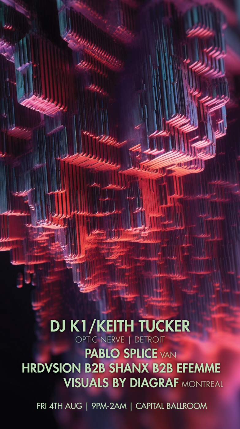 Wonderment at Night w/ DJ K1 (Detroit), Pablo Splice, Hrdvsion B2B Shanx B2B Efemme - May 6th @ Capital Ballroom