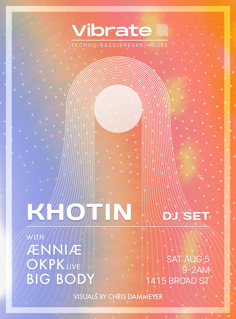 Wonderment at Night w/ Khotin (DJ set), &AElig;nni&aelig;, OKPK live, Big Body - May 6th @ Victoria Event Centre