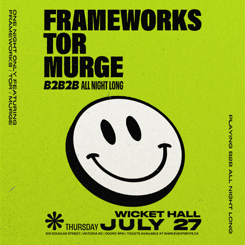 Frameworks / Tor / Murge - B2B2B - Jun 11th @ Studio 919
