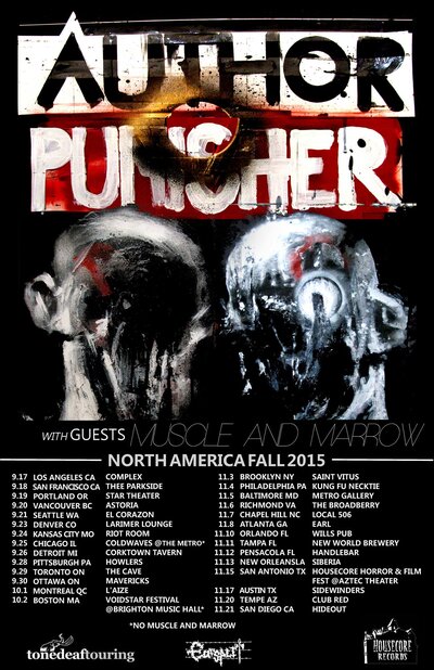 Author & Punisher, Muscle and Marrow @ The Astoria  Sep 20 2015 - Jun 19th @ The Astoria 