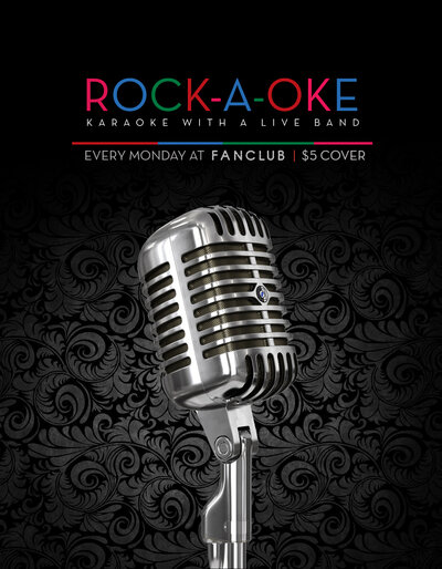 ROCK-A-OKE: KARAOKE TO A LIVE BAND (ENTERTAINMENT) @ Vancouver FanClub Feb 3 2014 - Jun 16th @ Vancouver FanClub
