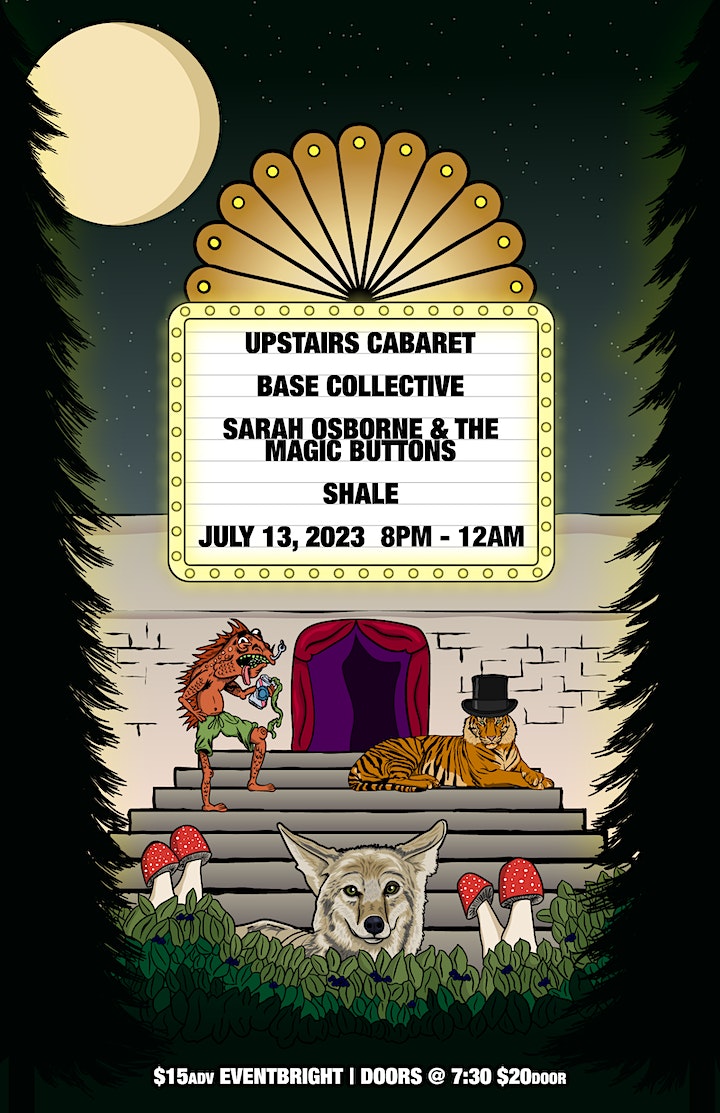 Shale, Sarah Osborne + the Magic Buttons, Base Collect - May 19th @ Upstairs