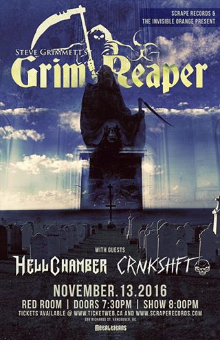 Grim Reaper @ The Red Room Nov 13 2016 - Jun 23rd @ The Red Room