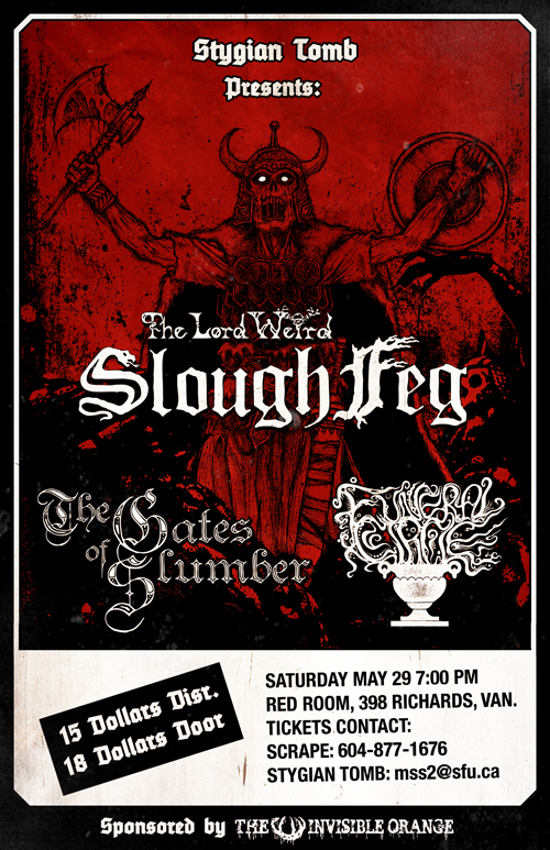 Slough Feg, The Gates of Slumber @ The Red Room May 29 2010 - Jun 12th @ The Red Room