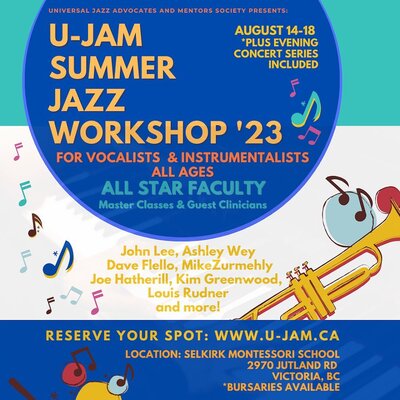 U-JAM Summer Jazz Workshop - May 8th @ Selkirk Montessori School