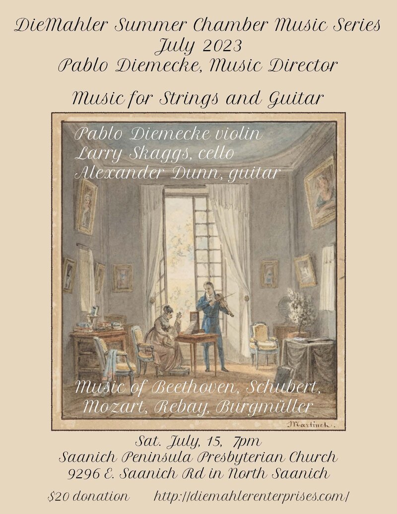 enchanted Viennese Evening - May 9th @ Saanich Peninsula Presbyterian Church