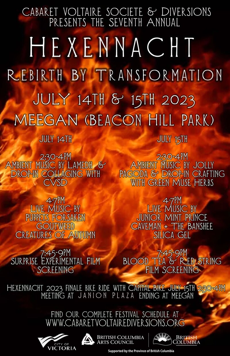 Hexennacht 2023 Rebirth By Transformation - May 7th @ Stage in the Park (Cameron Bandshell)