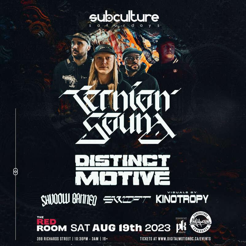 Ternion Sound & Distinct Motive at SUBculture Saturdays - May 6th @ The Red Room