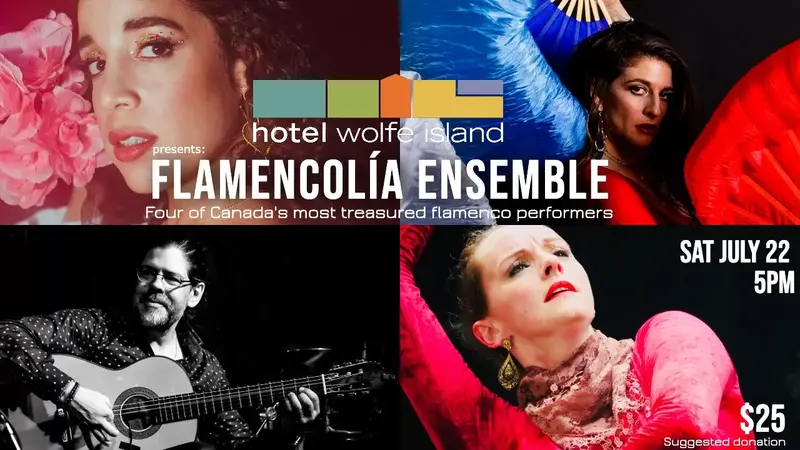 Flamencol&iacute;a Ensemble - Jun 10th @ Hotel Wolfe Island