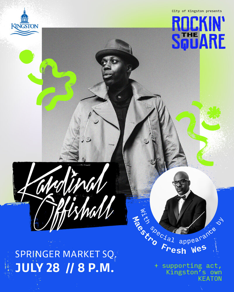 Rockin' the Square: Kardinal Offishall, Maestro Fresh Wes, Solitair, Keaton @ Springer Market Square - Jul 28, 2023