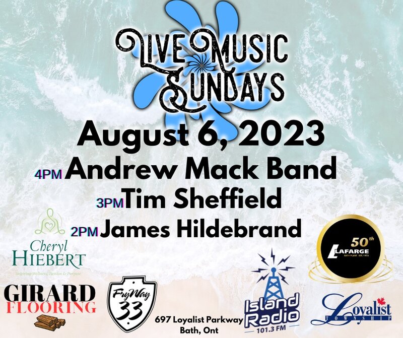 Live Music Sundays - May 9th @ Finkle's Shore Park
