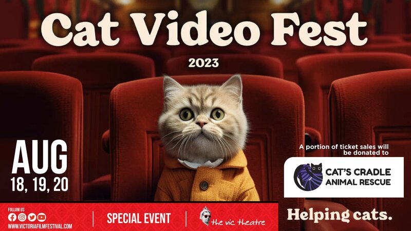 Cat Video Fest 2023 (ALL AGES) - Jun 9th @ Vic Theatre