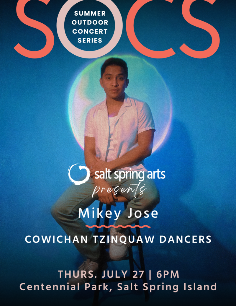 Summer Outdoor Concert Series: Mikey Jose & Cowichan Tzinquaw Dancers @ Centennial Park - Jul 27, 2023